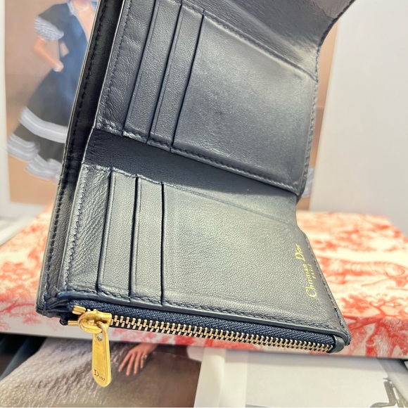 Auth DIOR Wallet • Mini Clutch in Jacquard Canvas Authentic Christian Dior - Picture 7 of 9